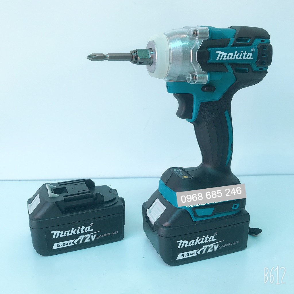 Máy siết bulong 2 TRONG 1 makita 72V TẶNG 6 đầu khẩu VÀ BỘ PHỤ KIỆN _ Nhật Việt official