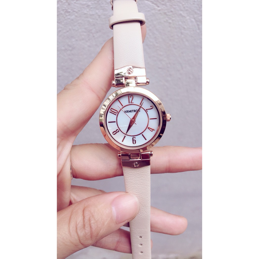 Đồng hồ Armintron nữ chính hãng 75/5338MPRGBH vàng hồng