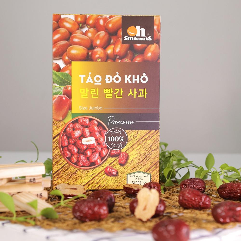 Táo Đỏ Khô Smile Nuts Hộp 500g