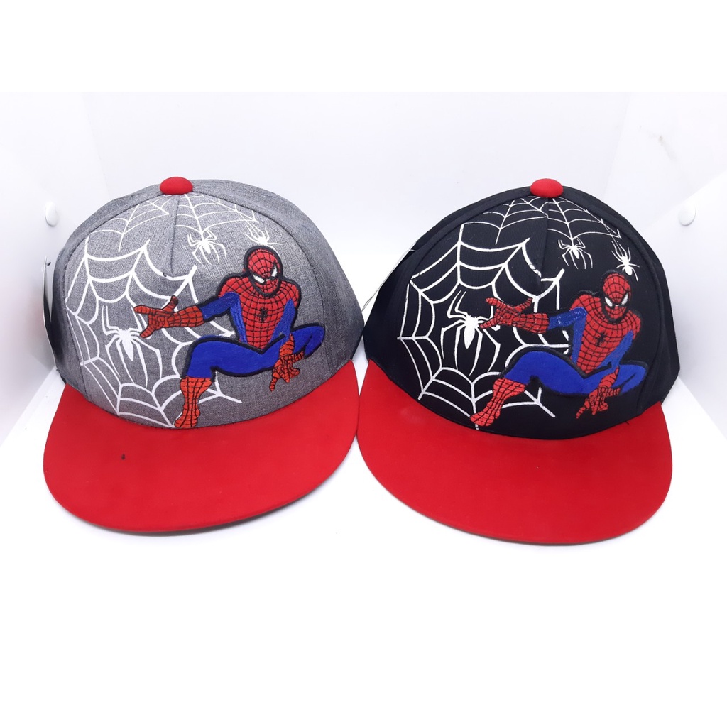 NÓN HIPHOP SNAPBACK SIÊU NHÂN SPIDERMAN CHO BÉ TRAI TỪ 4 - 8 TUỔI