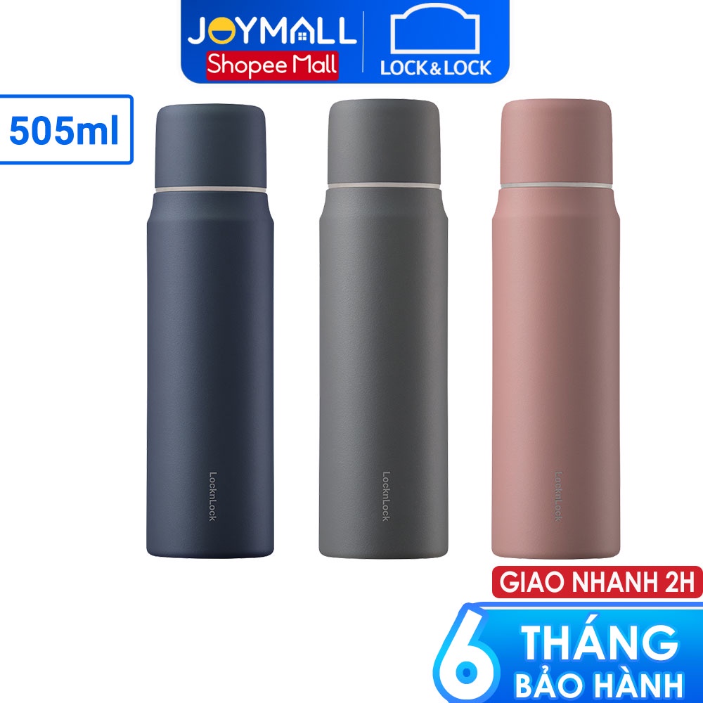 Bình giữ nhiệt Lock&Lock 505ml Maman Cup Vacuum Bottle LHC1487 - Hàng chính hãng, nắp dùng làm cốc nước uống - JoyMall