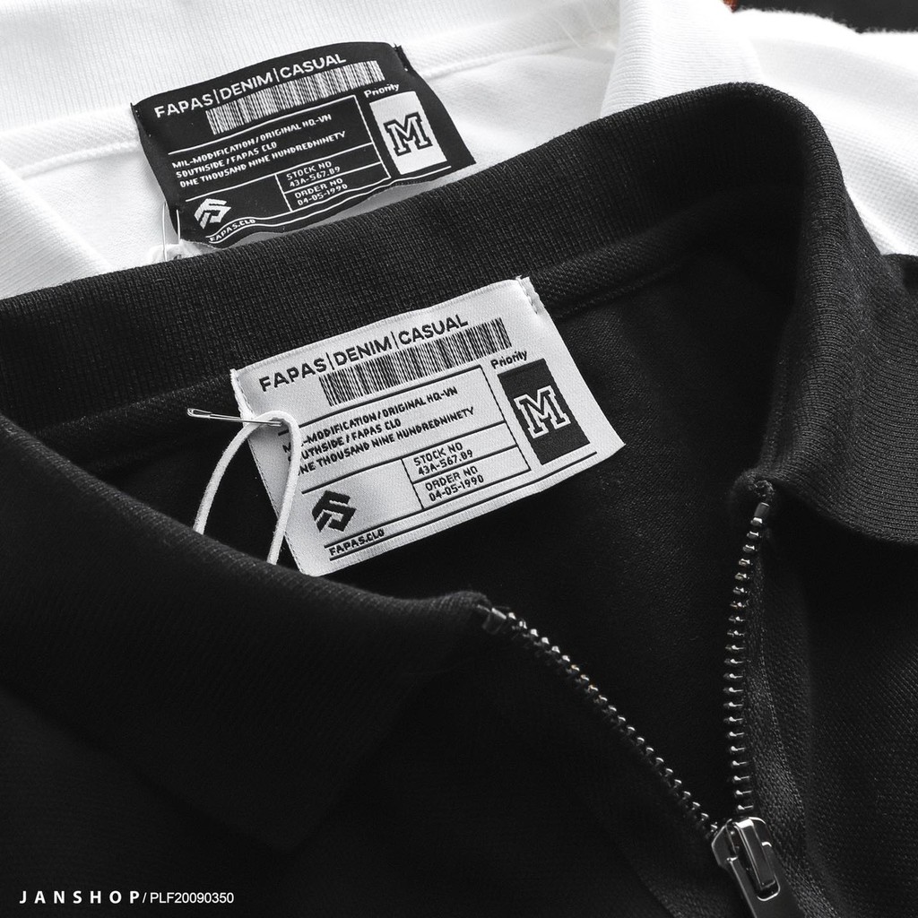 POLO FAPAS ZIP CỔ