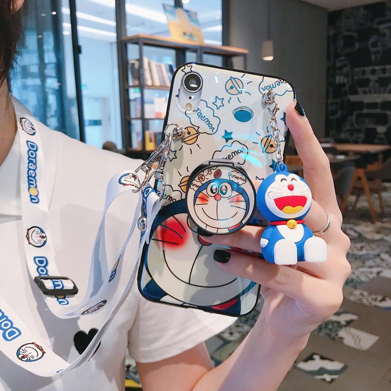 Ốp lưng OPPO Reno6 Reno5 pro 5g Reno4 Reno3 pro Reno2 F Vỏ hoạt hình Doremon dễ thương cho OPPO Reno6 pro