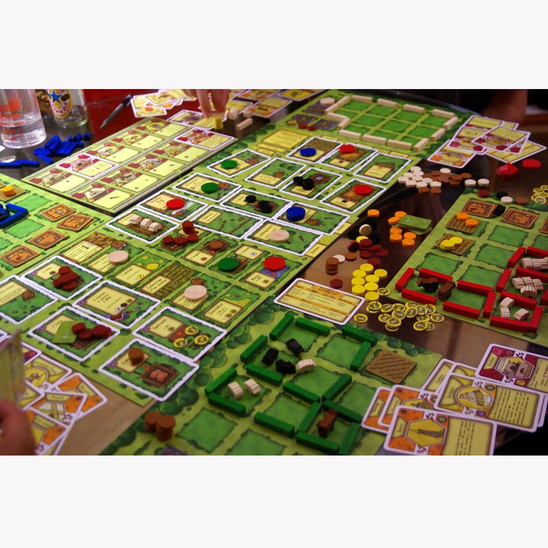 Bộ trò chơi Agricola Game phiên bản Trung Quốc dành cho 1 đến 5 người chơi