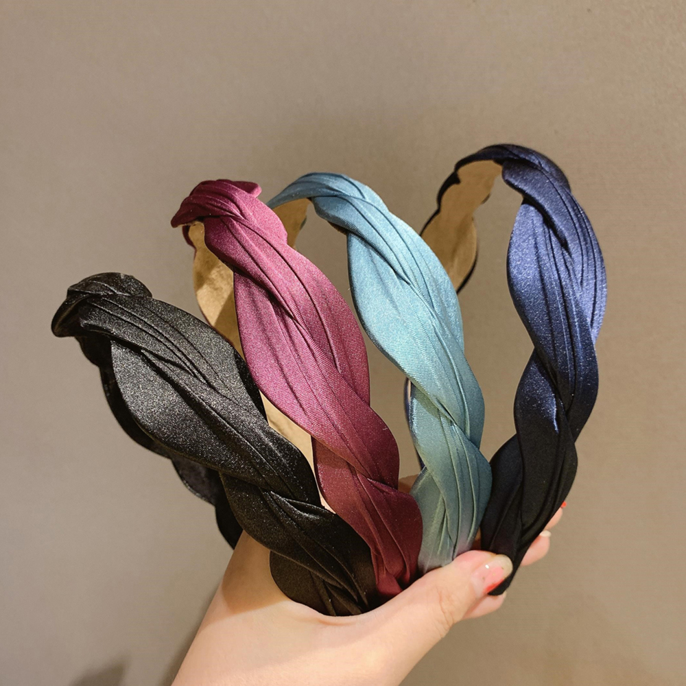 Băng Đô Cài Tóc Bằng Lụa Satin Thời Trang  Cho Nữ