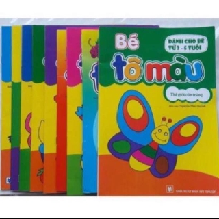 Combo 10 quyển tập tô cho bé các mẫu