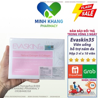 Evaskin 35 viên uống hỗ trợ giảm nám da