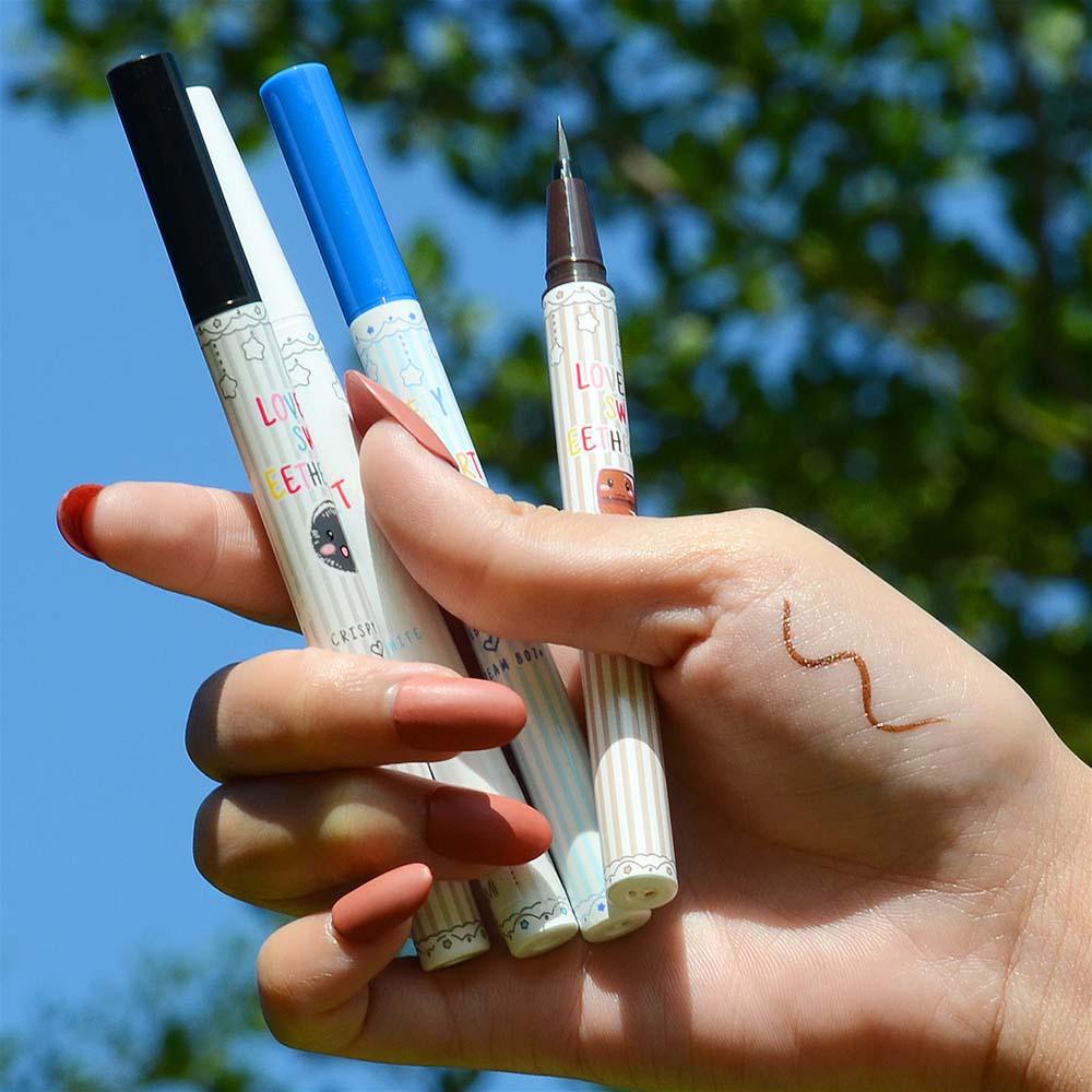 OCEANMAP 1 Bút Kẻ Mắt Dạng Lỏng Chống Nước Nhanh Khô Dành Cho Người Mới Bắt Đầu