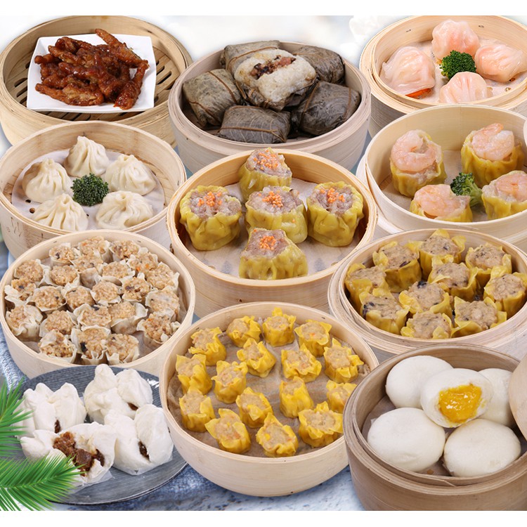 [Mã 77FMCGSALE1 giảm 10% đơn 250K] Dimsum Điểm Tâm Hongkong - Há Cảo Tôm , Xíu Mại Tôm , Xíu Mại Tôm Thịt