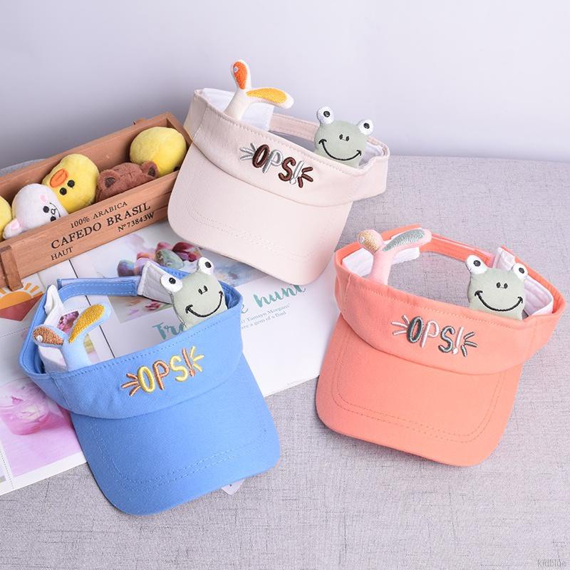 Mũ lưỡi trai hở chóp chống nắng thời trang dễ thương cho bé
