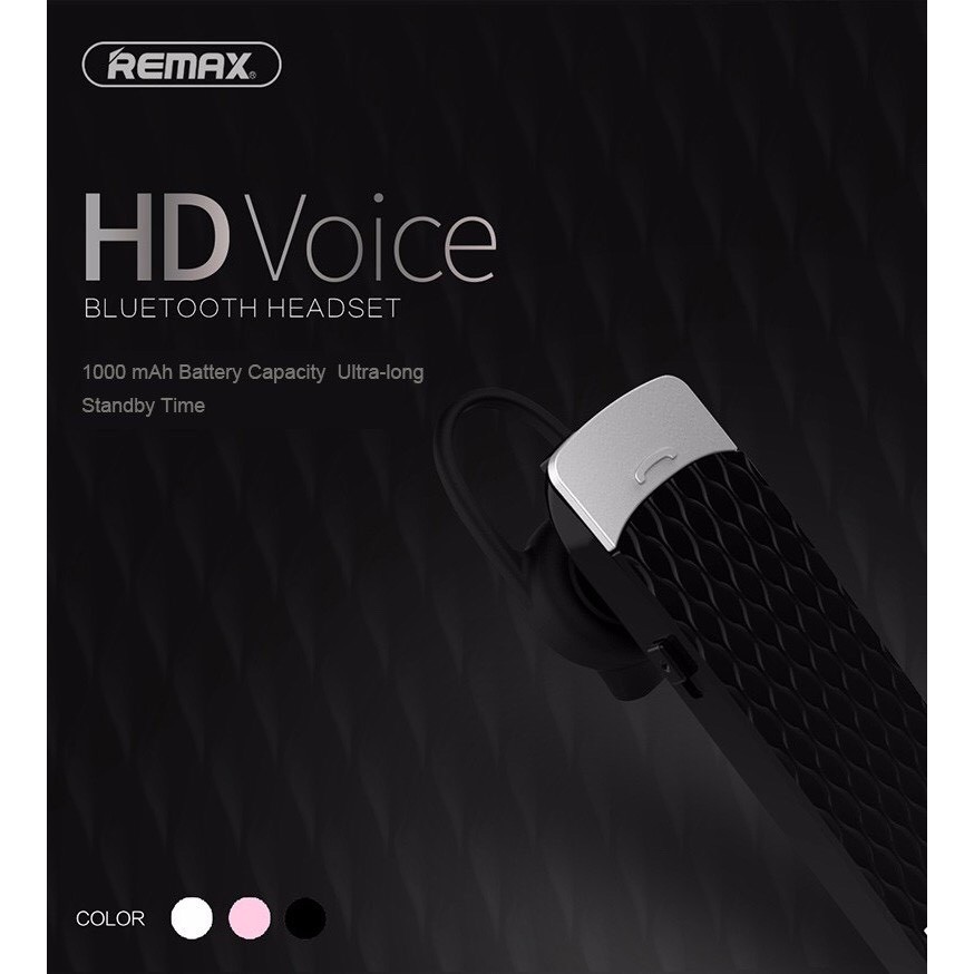 Tai nghe Bluetooth Remax RB-T9 HD Voice V4.1 (Đen) + Tặng 1 cốc sạc - Hãng phân phối chính thức