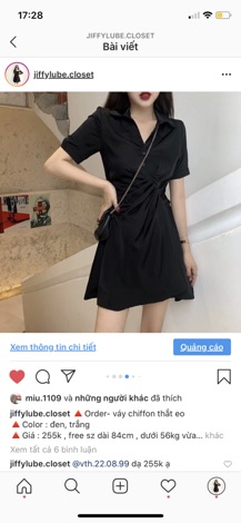 [ORDER] Váy cộc tay thắt eo