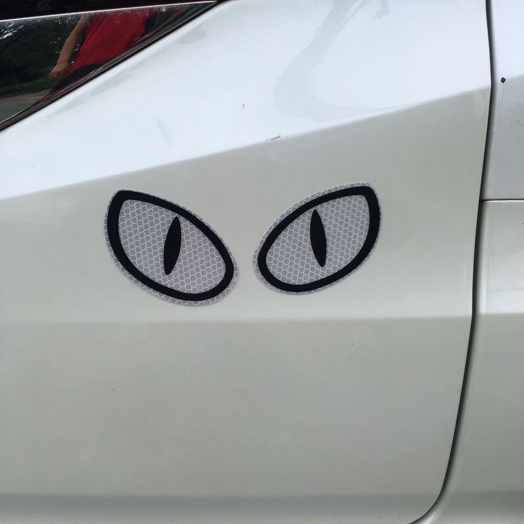 Miếng Dán Phản Quang Cảnh Báo An Toàn Chống Thấm Nước Nhiều Màu Cho Xe Hơi