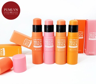 Thỏi đánh má hồng 2 đầu Missha Coloring Multi Stick