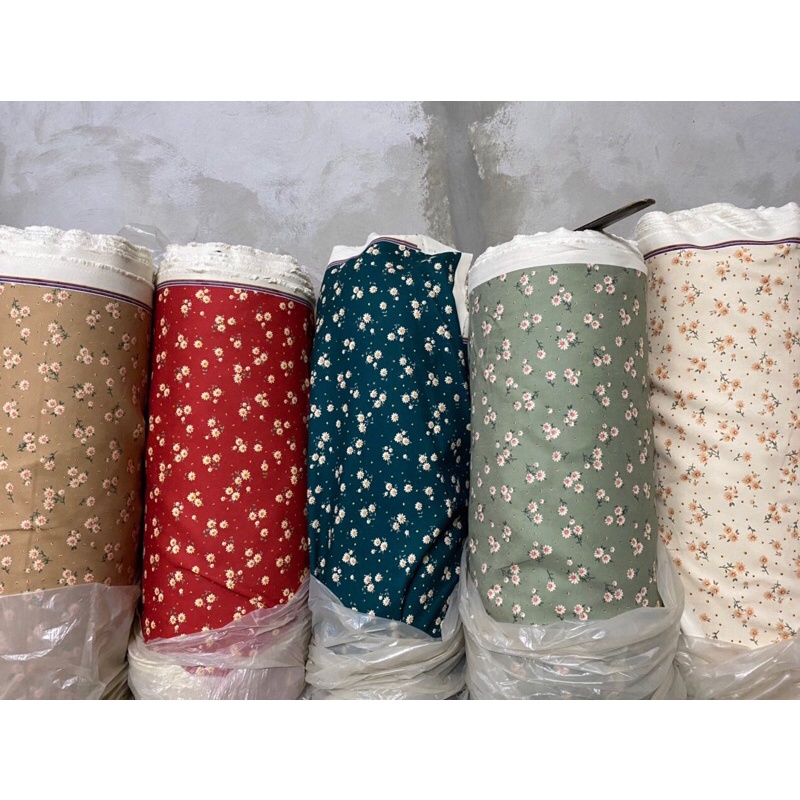 vải nhung mịn cúc hoạ mi may váy , áo dài
