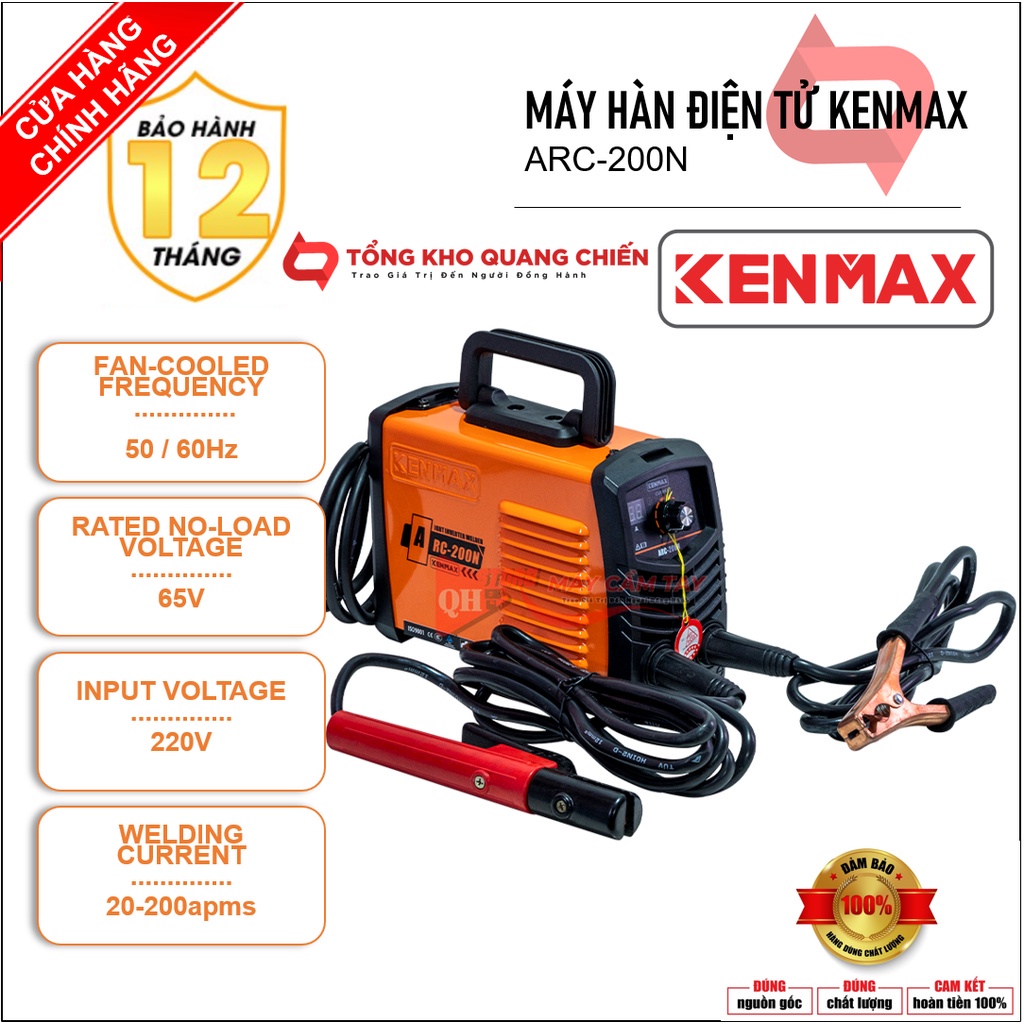 №✚Máy Hàn | Máy Hàn Que Điện Tử MINI KENMAX ARC 200N SX tại Thái Lan Theo Công Nghệ Nhật Bản |.