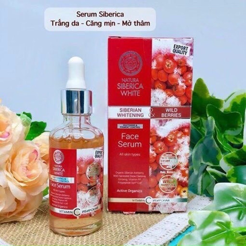 serum siberica trắng da nga