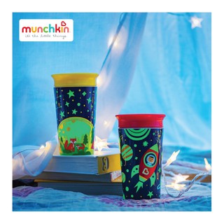 Cốc 360 độ chống đổ phát sáng Munchkin (266ml) [BabyUS]