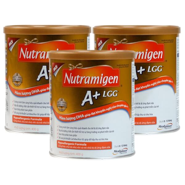 SỮA BỘT NUTRAMIGEN LON 400G DÀNH CHO TRẺ DỊ ỨNG ĐẠM SỮA BÒ
