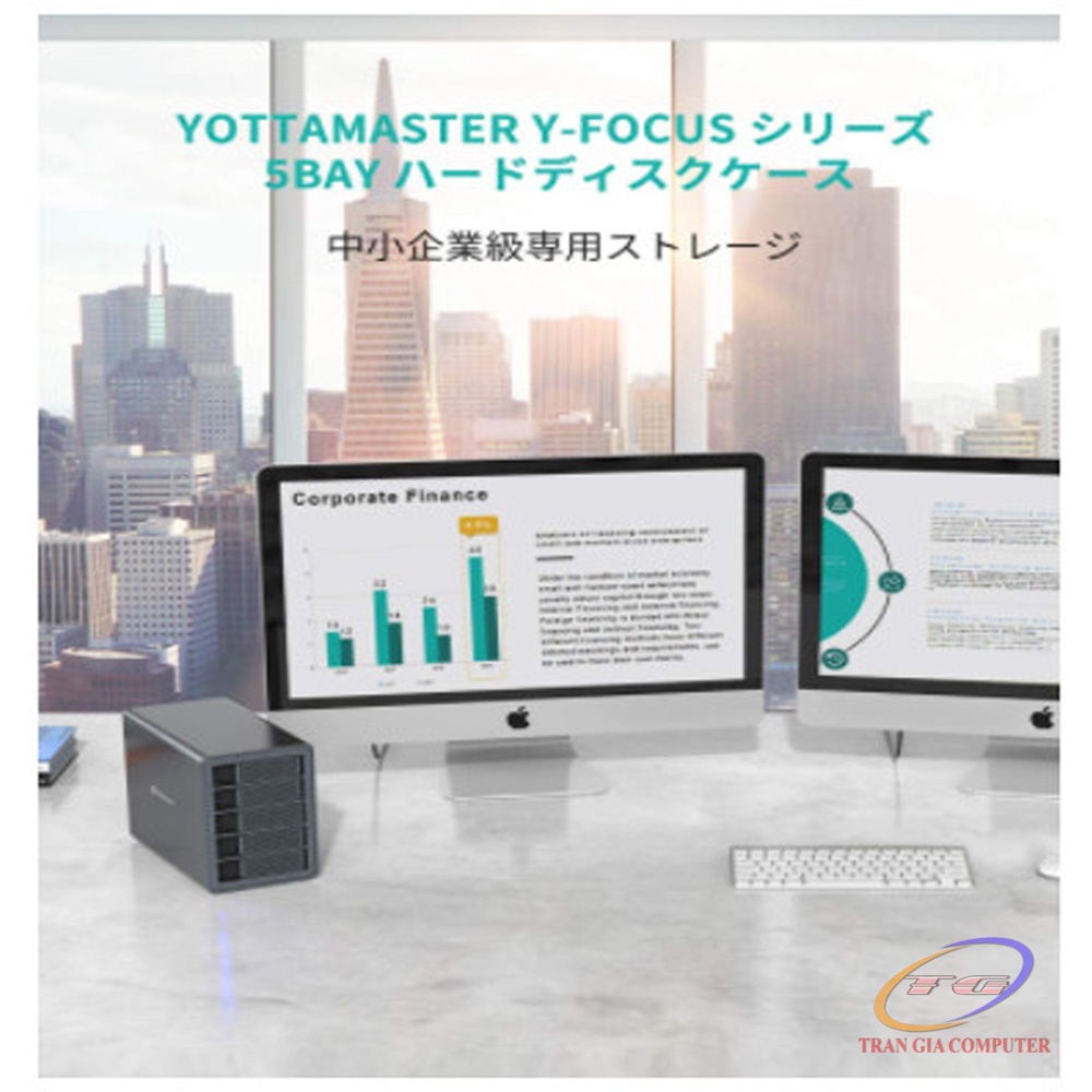 Hộp đựng ổ cứng 5 bay 3.5inch FS5U3-US-GY | BigBuy360 - bigbuy360.vn