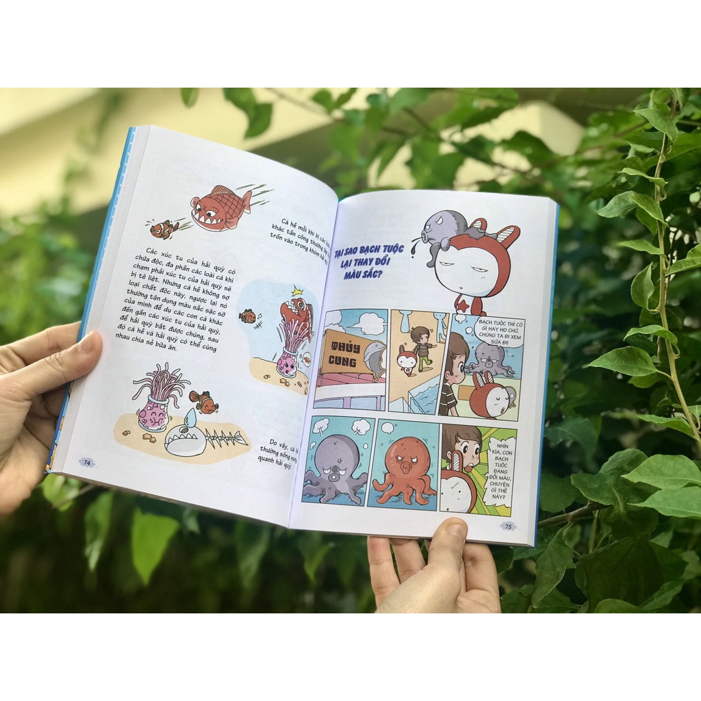 SÁCH - Combo 10 Vạn câu hỏi vì sao - Trên trời - Dưới biển 4T (Có bìa áo)