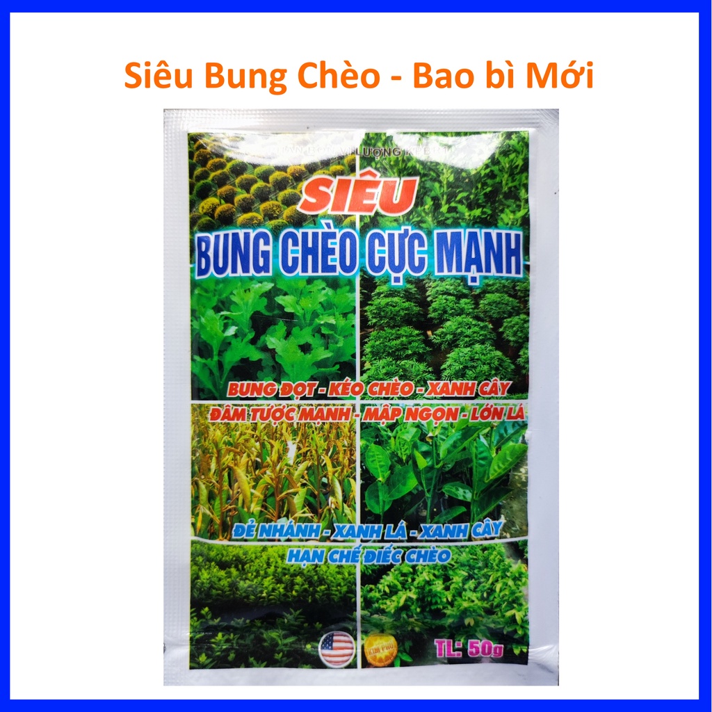 Phân Bón Lá Siêu Bung Chèo - Ra Tược Mạnh , dùng cho hoa kiểng, vạn thọ, rau màu...