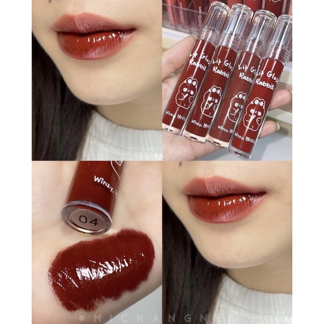 Son Bóng Winzy lip gloss Rabbit 🐰 MUA 1 TẶNG 1