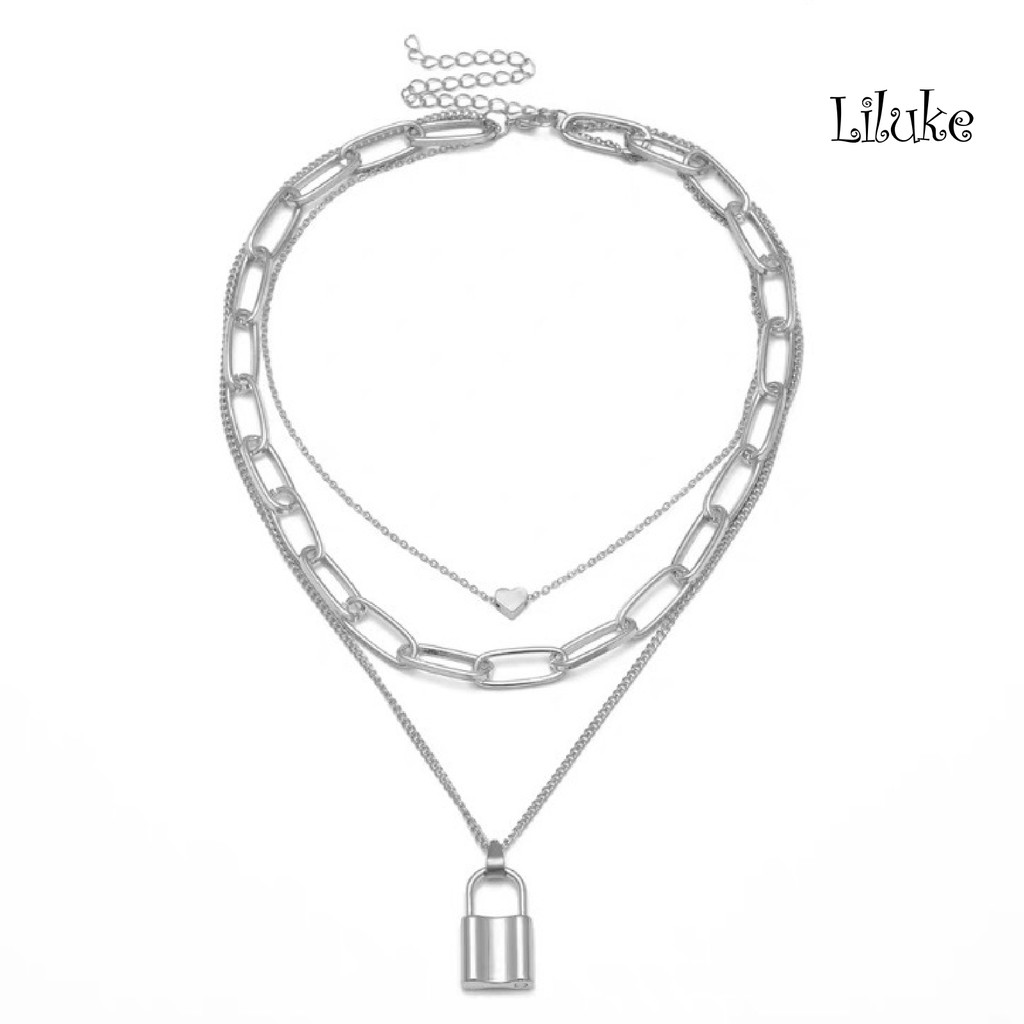 Vòng Cổ Choker Nhiều Lớp Cá Tính Cho Nữ