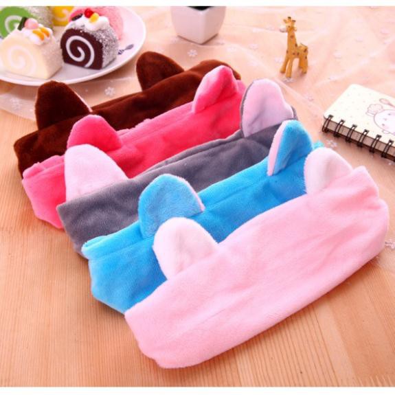 Băng đô tai mèo Etude (MỎNG) - nhung mềm mượt (Giao màu ngẫu nhiên)