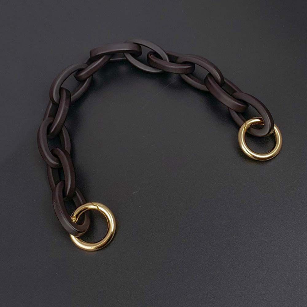 Dây Đeo Túi Xách Bằng Nhựa Acrylic Màu Đen Thay Thế DIY