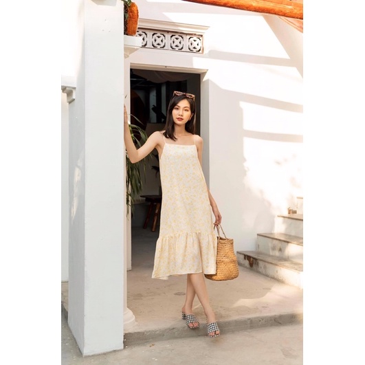 Đầm hoa Ceci cela size M