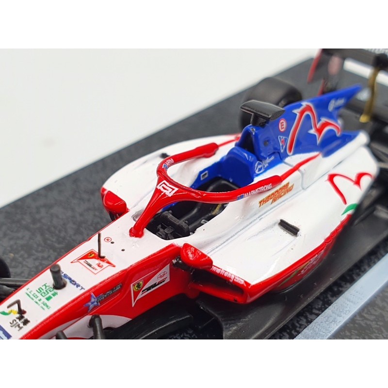 Xe Mô Hình Dallara Formula 3 F3 Macau GP FIA F3 World Cup 2019 Tỉ lệ : 1:64 Hãng sản xuất Tarmac Works ( Màu Trắng Đỏ )