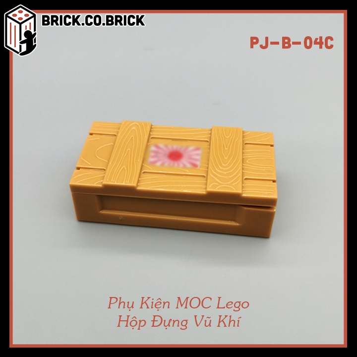 Phụ Kiện Hộp Đựng Vũ Khí Quân Đội Đồ Chơi Lắp Ráp Moc Minifigure PK121