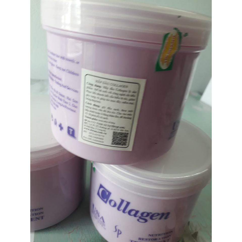 Kem hấp ủ tóc collagen siêu dưỡng, Hấp dầu tiwan 500ml