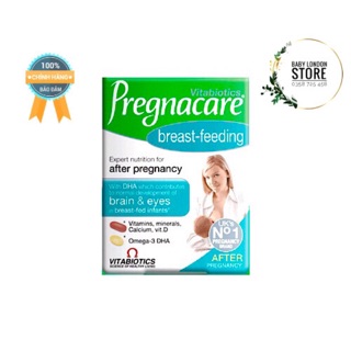 Vitamin Pregnacare Breast- feeding giúp lợi sữa kích sữa tăng chất lượng sữa cho mẹ sau sinh hộp 84 viên