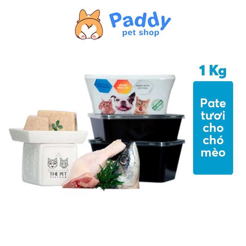 Pate TƯƠI The Pet & RAW Food Cho Chó Mèo Biếng Ăn  - Ship Now/Grab 2H