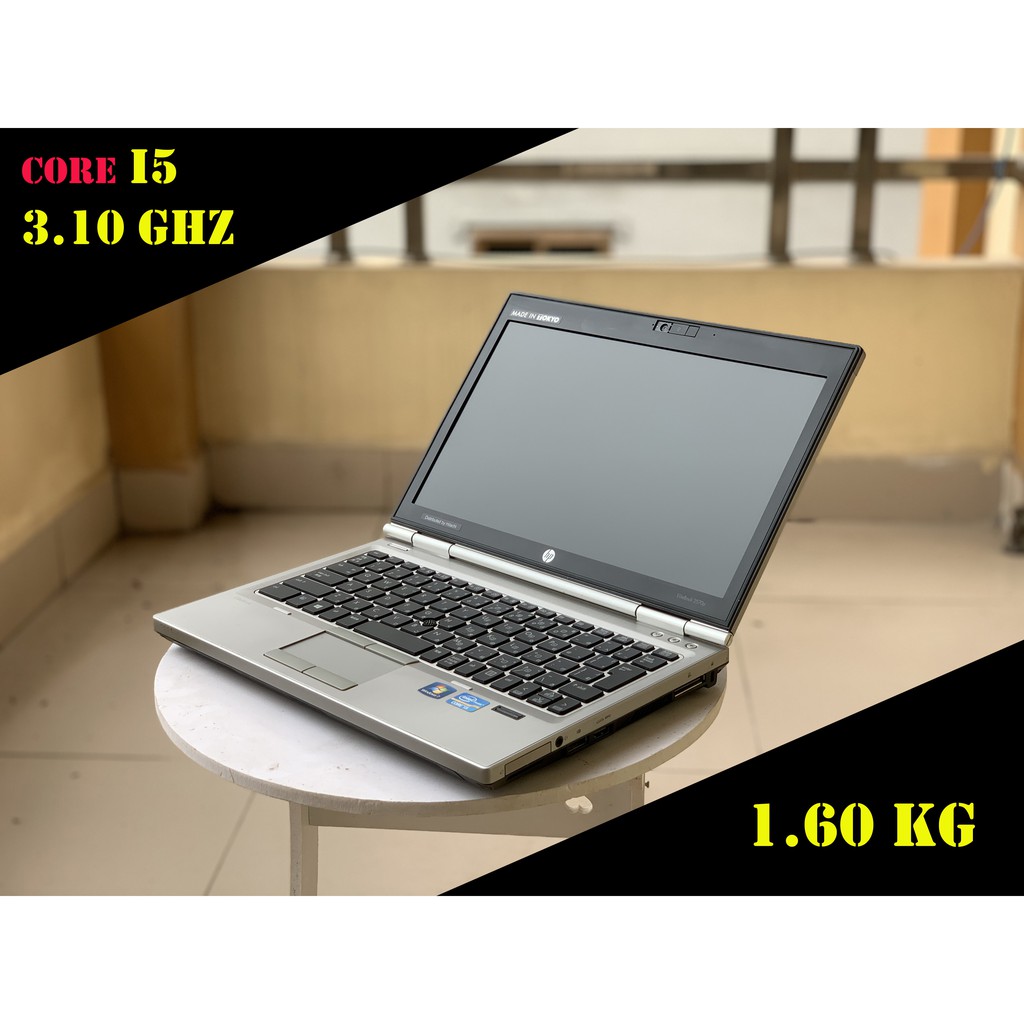 Laptop HP Elitebook 2570P 12.5'' Core I5 3.10GHz 4G 120G SSD [màu bạc]