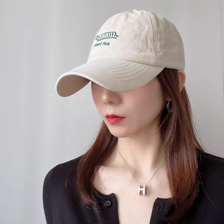Mũ lưỡi trai subway nón kết nam nữ chất kaki cotton đẹp - LT08
