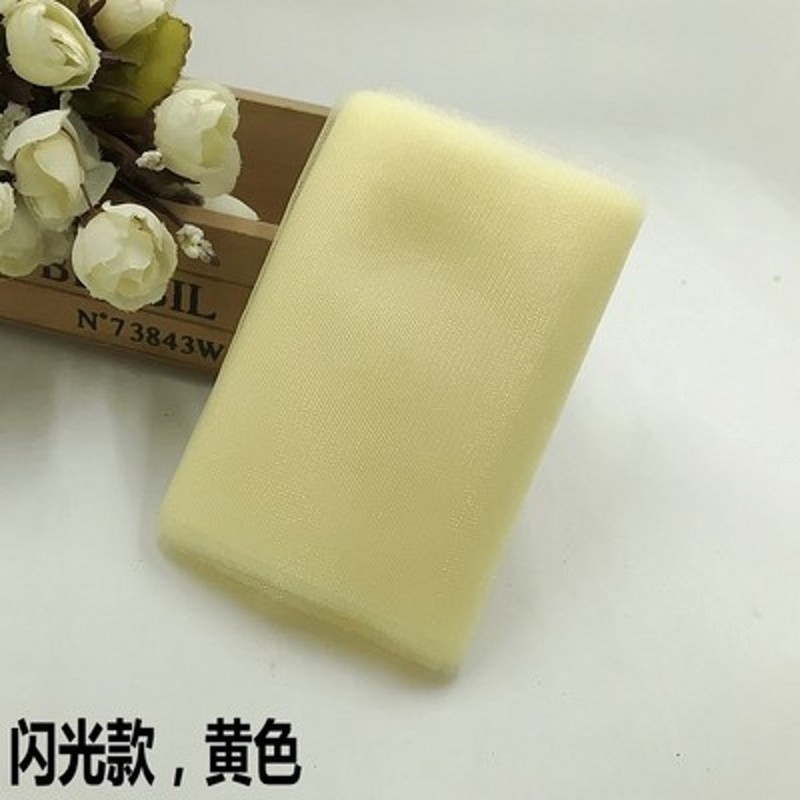 Cuộn Dây Ruy Băng Vải Tuyn Màu Trơn 10cm * 5m Làm Đồ Thủ Công Diy