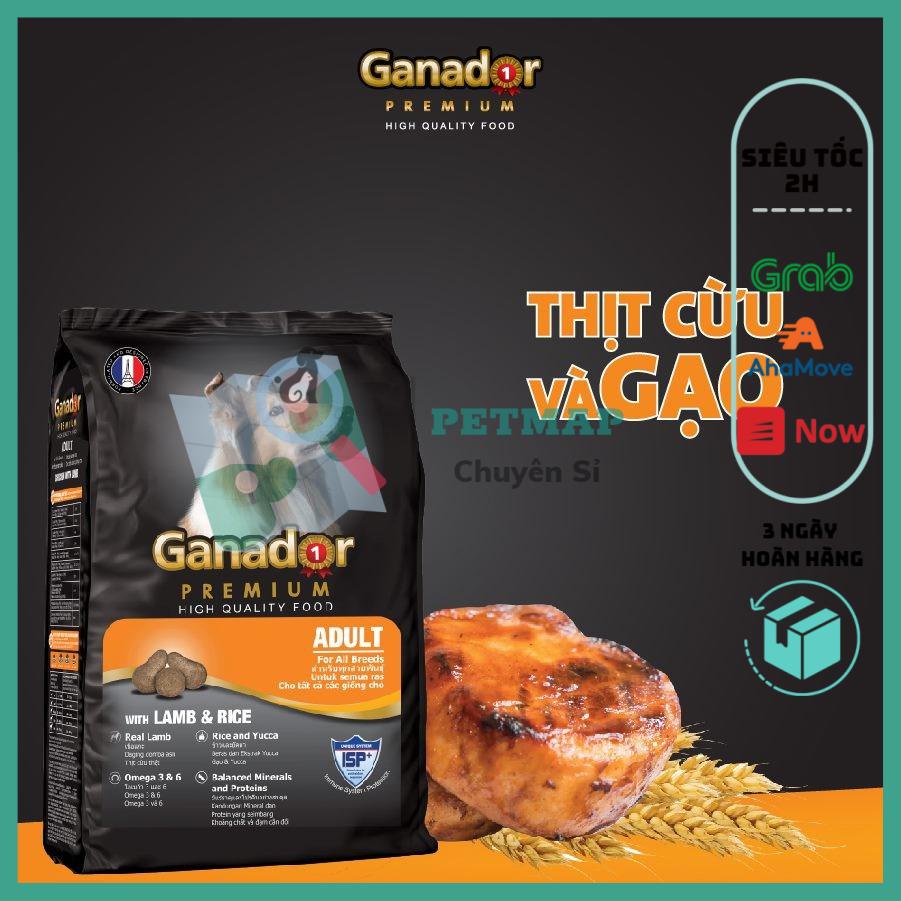 Hạt cho chó lớn GANADOR LAMP 400g - vị thịt cừu