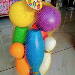Bộ bowling siêu to khổng lồ