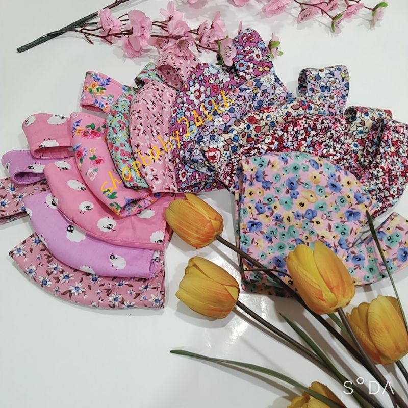 Khẩu trang Ninja 3 lớp vải cotton che kín mặt, chống nắng tốt