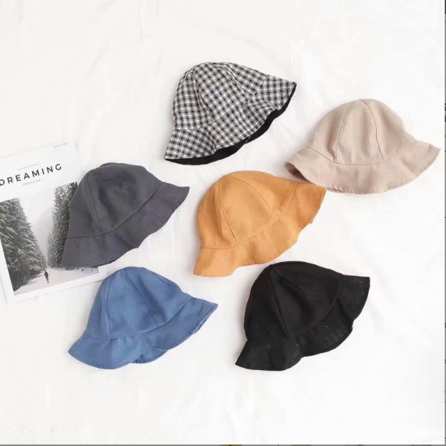 Mũ vành trẻ em Hàn Quốc phong cách tiểu thư cho bé 1-2 tuổi