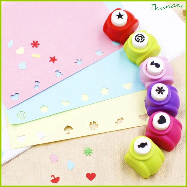 Dụng Cụ Bấm Lỗ Giấy Mini Hình Bông Hoa