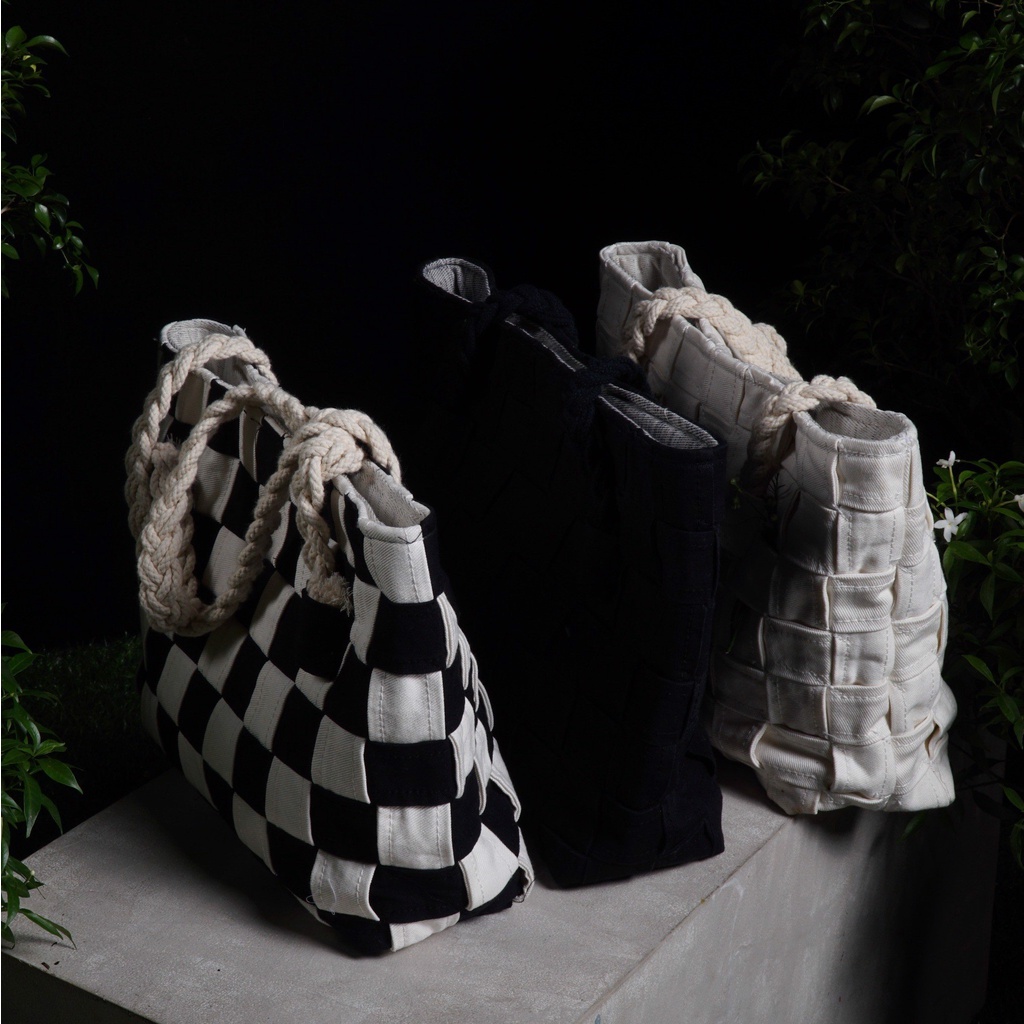 TÚI TOTE CRAFTED DENIM TOTE COLLECTION 3