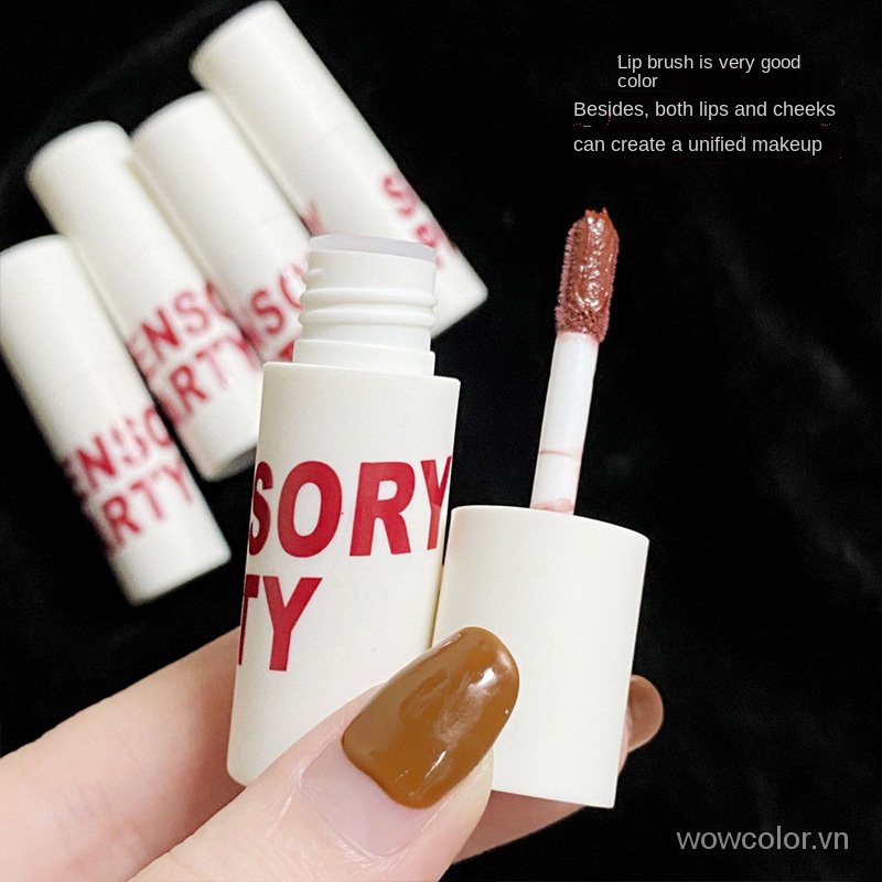 [Hàng mới về] Son kem lì SENSORYPARTY trang điểm chống nước lâu trôi mịn màng như nhung xuất xứ từ Trung Quốc