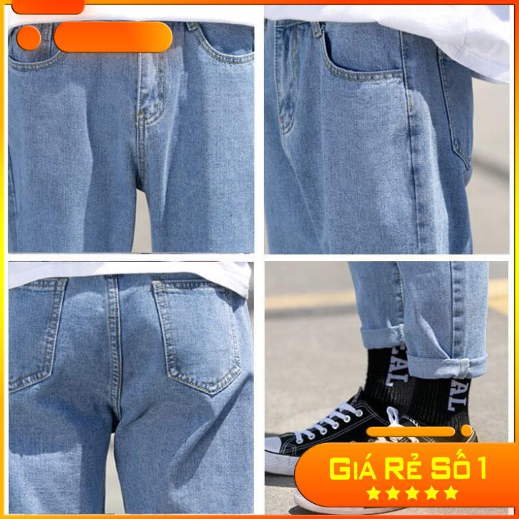 [ Baggy Style ] quần jean nam baggy trơn dáng suông rộng TR01 tại Thế Giới Quần Jeans Nam