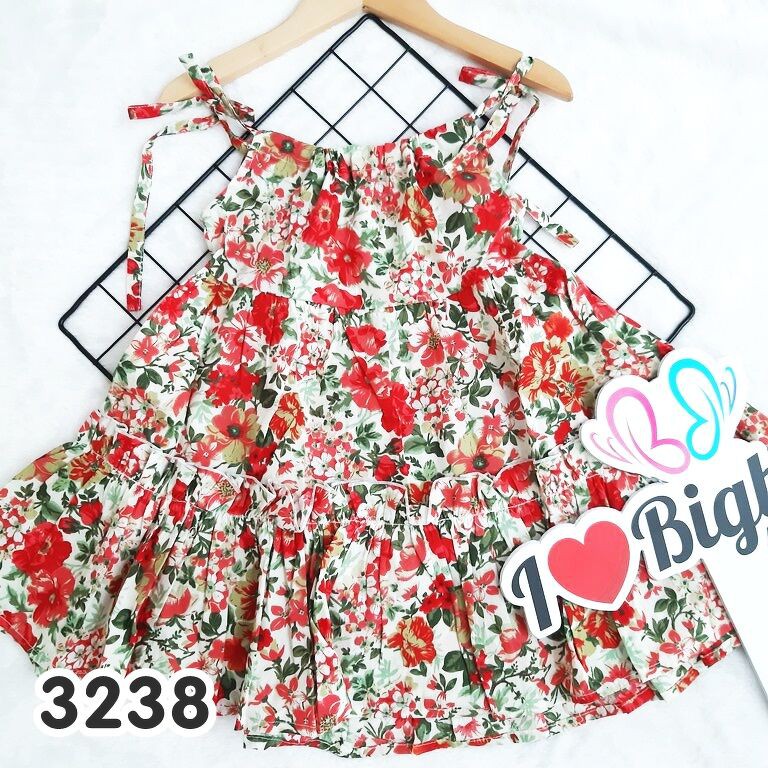 Đầm Bé Gái Oliriver Hai Dây Cho Bé Từ 11-33KG