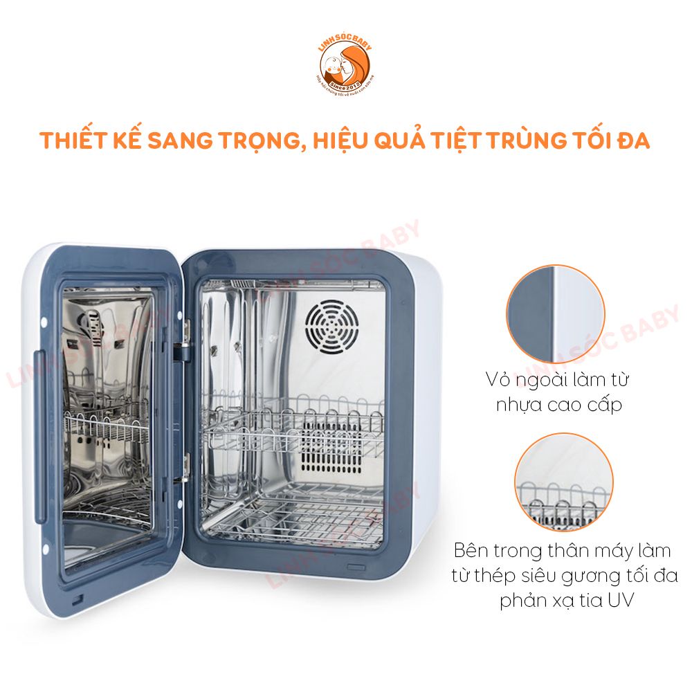 Máy tiệt trùng sấy khô UV Fatz Baby Super 2 FB4706SL | BH chính hãng 1 năm