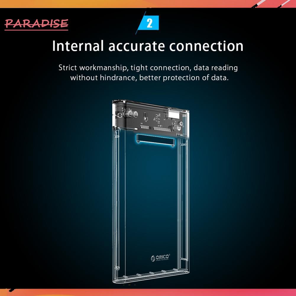 Hộp Đựng Ổ Cứng Ngoài Orico 2.5in Sata Usb3.0 Hdd Ốp | BigBuy360 - bigbuy360.vn